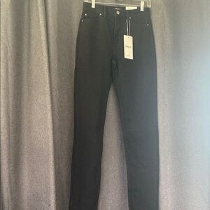 ONLY Emily Straight High Waist Black Jeans